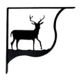 thumbnail image 1 of Village Wrought Iron SB-3-L Deer Shelf Brackets - Large, 1 of 2