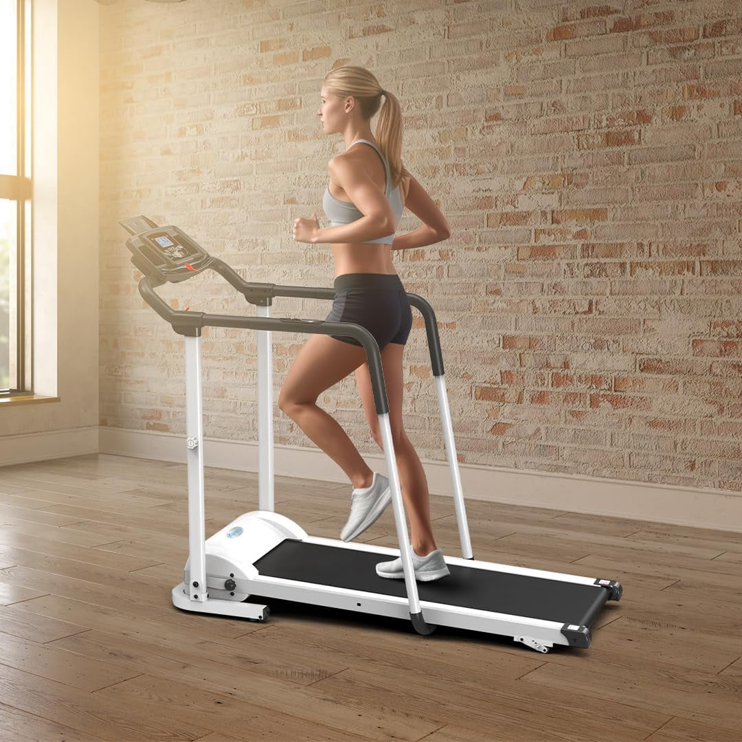 Ksports Advanced Rehab Treadmill 2.25 Horsepower Motor and Bluetooth, White