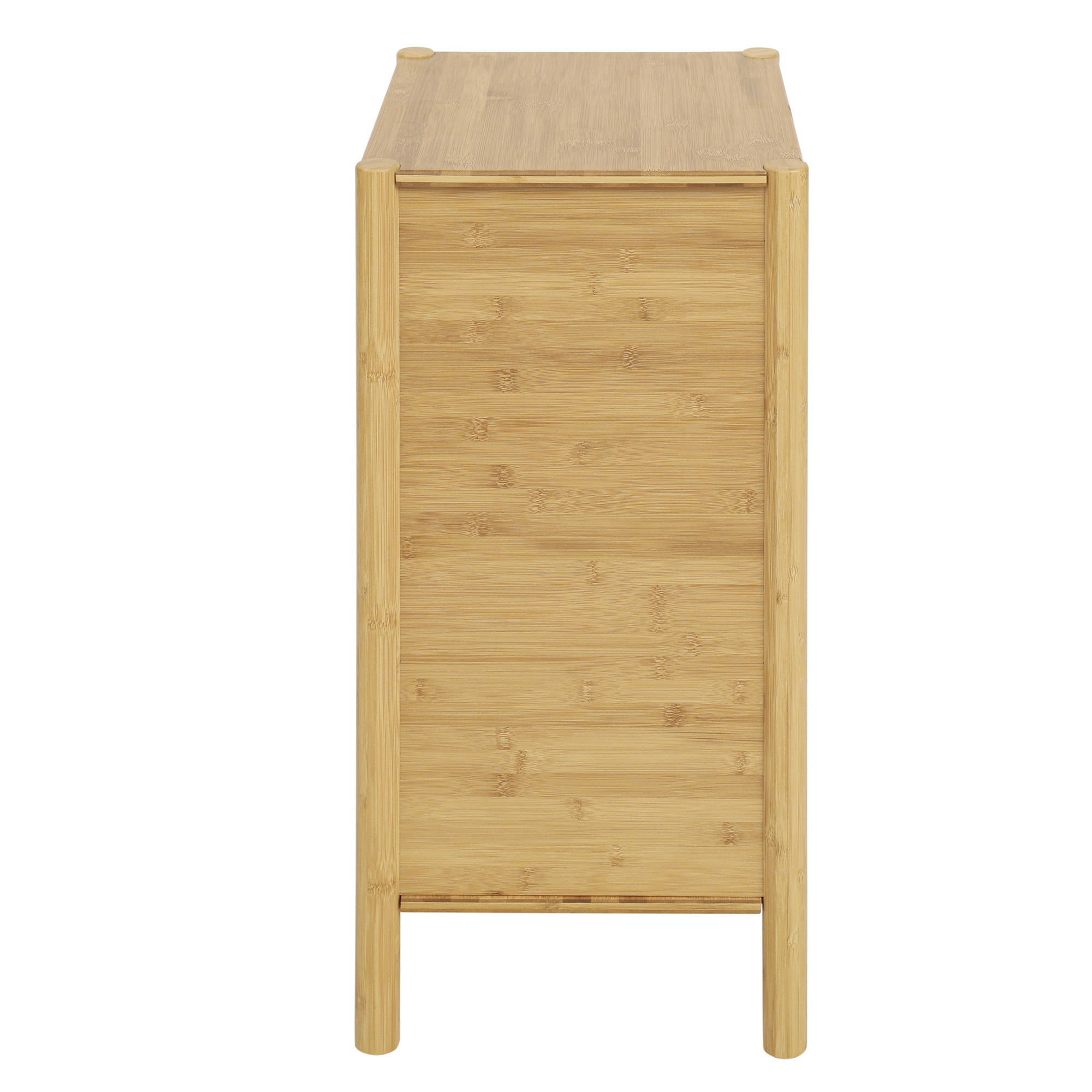 Resenkos Bamboo Rattan Nightstand with 1 Door Accent Storage End Table Side Table for Bedroom Oak Finish Resenkos Bamboo Rattan Nightstand with 1 Door Accent Storage End Table Side Table for Bedroom Oak Finish