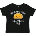 thumbnail image 3 of Inktastic My Great Aunt Loves Me with Taco Illustration Boys or Girls Toddler T-Shirt, 3 of 5