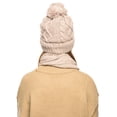 thumbnail image 6 of Women Soft Warm Thick Cable Knitted Hat Scarf & Gloves Winter 3 in 1 Sets, 6 of 14