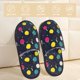 thumbnail image 2 of Balery Colorful Ping Pong Rackets Pantuflas de Casa de Felpa Silenciosas con Diseño Estampado, Zapatillas Cómodas Antideslizantes de Algodón para Interior-Large, 2 of 8