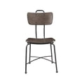 thumbnail image 5 of Benjara Wood and Metal Dining Side Chairs, Set of Two, Brown and Black, 5 of 6