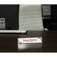 thumbnail image 4 of Printtoo Personalized Desk Name Plate Pretty Garden Rose Custom Acrylic Office Desk Name Plate Accessory 2x10 Inches, 4 of 5