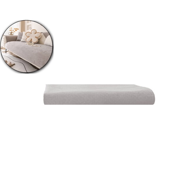 Housse de Sofa Imperméable et Adaptée aux Animaux – 27.6"x19.7 Pouces, Protège-Coussin Résistant aux Cheveux et à l'Urine pour Toutes les Saisons – Polyester Extensible