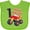 Apple Green, variant on Inktastic Monster Truck How I Roll 1st Birthday Boys Baby Bib