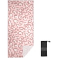 thumbnail image 2 of Grunge Leopard Print Pink Beach Towel 30" x 60", Quick Dry Bath Towel Super Absorbent Lightweight Travel Towel for Beach Yoga Swim Sport Camping Holiday, 2 of 7
