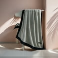 thumbnail image 1 of Toalla de baño grande | 100 % algodón | Extra gruesa y absorbente | 130 x 68 cm | Secado rápido para casa, playa, hotel y spa | Verde, gris y café, 1 of 6