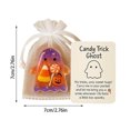 thumbnail image 3 of Pocket Comfort Ghost Cute Mini Ghost in a Pocket Hug Spooky Halloween Gift for Friends Small Encouragement Pocket Charm,Indoor Outdoor Decor,Small Personal Decor for Halloween Gift Option, 3 of 5