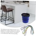 thumbnail image 3 of MAGICLULU 6pcs Adjustable Elastic Bands for Trash Cans Matte Finish Rubber Bag Holder Bands with Fall, 3 of 9