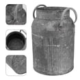 thumbnail image 3 of 1pc Vintage Plantando Cubo Durable Flor Bucket Home Metal Plant Container, 3 of 7