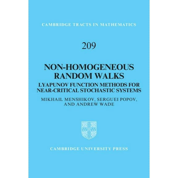 Cambridge Tracts in Mathematics Non-Homogeneous Random Walks, Book 209, (Hardcover)