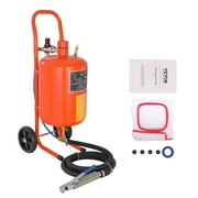 SKYSHALO 5 Gallon Portable Sand Blaster, 60-110PSI blasting Equipment Powerful and Efficient Portable Sand Blaster, Air Sand Blasting Kit with 4 Ceramic Nozzles and Oil-Water Separator for Paint