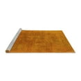 thumbnail image 2 of Ahgly Company Machine Washable Indoor Rectangle Oriental Yellow Industrial Area Rugs, 7' x 9', 2 of 4