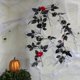 thumbnail image 1 of Fiudx Artículos en oferta con ofertas flash Enredadera de rosa negra artificial, guirnalda artificial para boda, rosa falsa, guirnalda de flores colgantes de rosas artificiales, decoración de Hallowe, 1 of 7