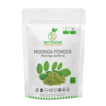 Moringa Powder | 100% Natural Superfood Supplement | Vegan, Gluten-free & Non-GMO | 6oz Pack