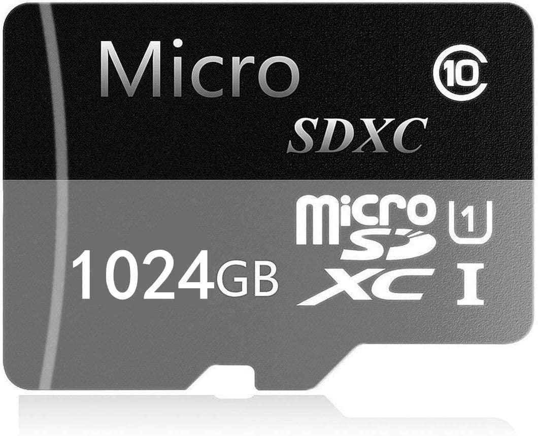 Designed for Android Smartphones Tablets and Other Compatible Devices 1024GB 1024GB Micro SD Card High Speed Class 10 SDXC with Free SD Adapter 