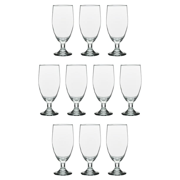 Large Water Goblet Glasses by Toscana, 20 Oz Set of 10, Large Iced Tea