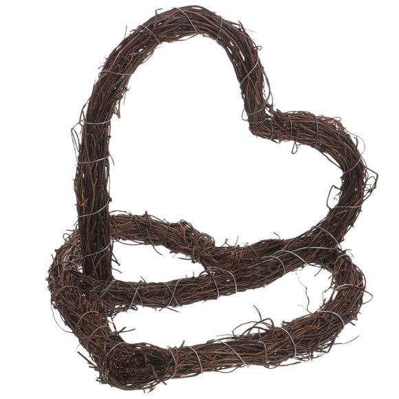 2 anillos de ratán tejido para manualidades, coronas de ratán, regalos de fiesta, material para manualidades.