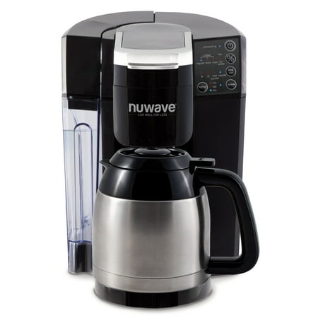 NuWave BruHub Single Serve/Full Pot Smart Coffee Maker Brewer Machine (Best Smart Coffee Maker)
