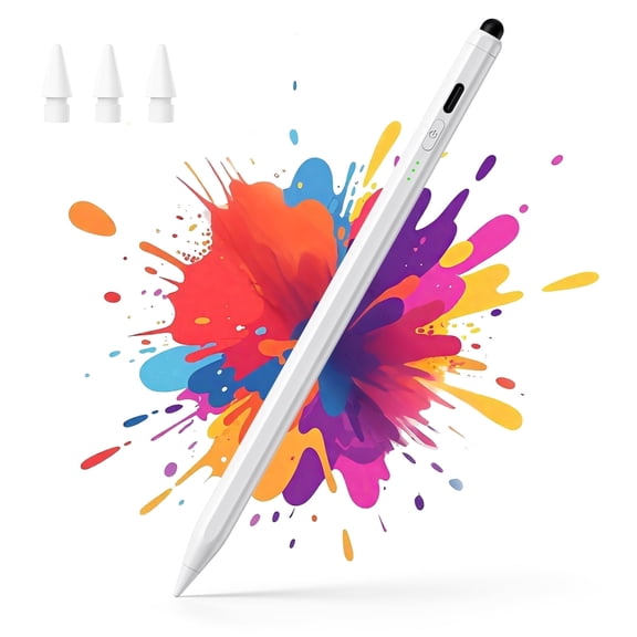 Stylus Pen for iPad 2018-2026(A16/11/10/9/8/7/6), 13 Mins Fast Charge iPad Pencil with Tilt Sensitivity & Palm Rejection for iPad 6-11th Gen, Air 7/6/5/4/3/M3/M2, Pro 13"/12.9"/11"/M4