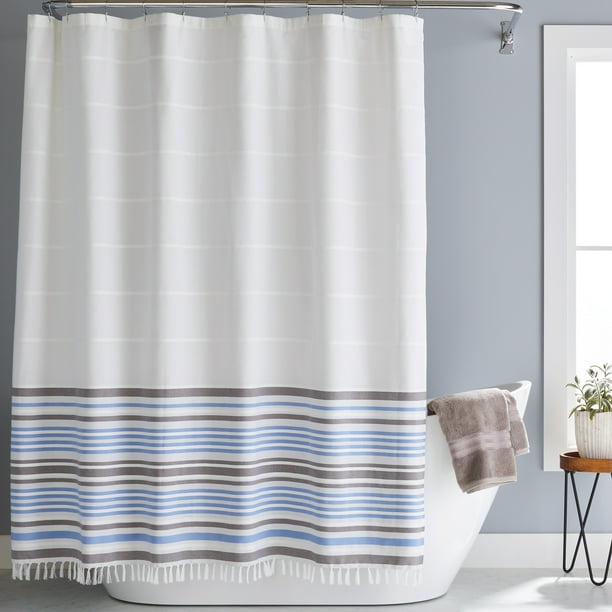 Cotton Shower Curtain Better Homes, Striped Shower Curtain Multicolor