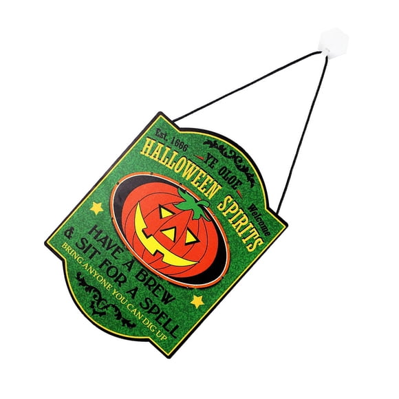 Bearachild Letrero de Luz LED de Halloween 30V Trick or Treat Patrón de esqueleto Colgador con cuerda Colgante de ventana para puerta Jardín Patio Kits de decoración para fiestas Tipo 8 Bearachild HA063929-08