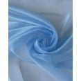 thumbnail image 2 of Sheer Organza Fabric by the Yard for Sewing Fashion Wedding Dress DIY Event Decorations, 60’’ Wide Sparkle Silky Crystal Organza Fabric (Baby Blue, 5 Yard), 2 of 5
