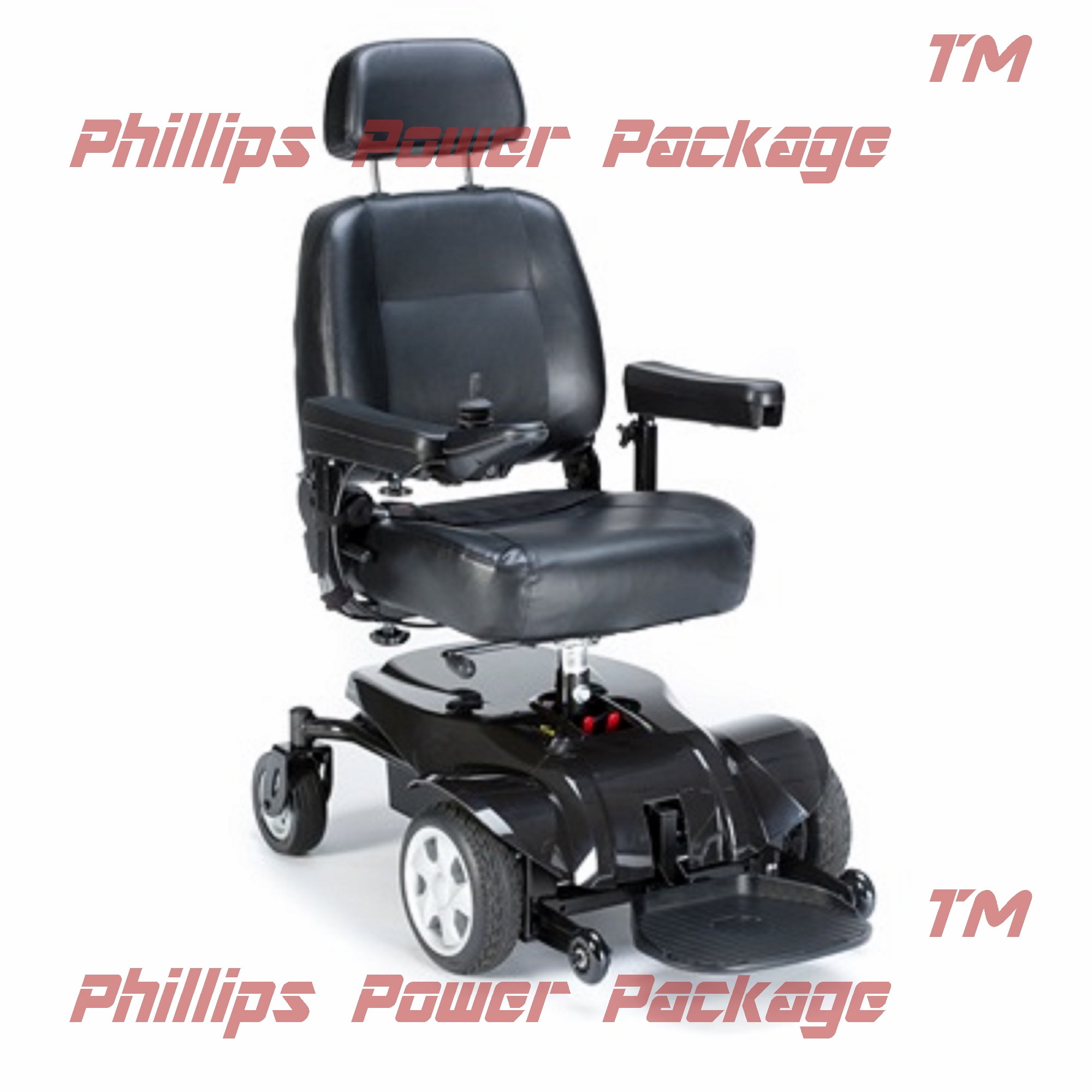 Invacare Pronto 31 Power Wheelchair 18"W x 18"D Seat Black
