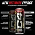thumbnail image 6 of C4 Ultimate x WWE  Pre Workout Sugar Free Energy Drink  Tri-Stim Experience with 300mg Caffeine + TeaCrine + Dynamine  Berry Powerbomb  16oz Pack of 12, 6 of 6