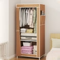 thumbnail image 3 of Portable Closet,Portable Wardrobe Closet for Small Room,Clothing Organizer Storage Rack with Non-woven Fabric Cover,Standing Closet,Storage Closet for Bedroom - Quick and Easy Assembly, 3 of 9