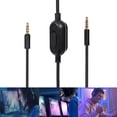 thumbnail image 2 of EASTIN 3.5mm Male To Male Audio Cable Mute Switch for Logitech G433 G233 Headset, 2 of 8