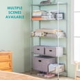 thumbnail image 5 of 5 Tier Wire Shelving Unit, Height Adjustable Wire Shelves, Metal Storage Rack Organizer for Laundry, Kitchen, Bathroom, Pantry, Closet (13.5"D x 29"W x 59"H, Chrome), 5 of 8