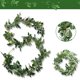 thumbnail image 3 of Colgando Planta Artificial Navidad Huevo Pino Rama Corona - Verde Artificial Invierno Huevo Decoración Coronas de Navidad Artificiales, 3 of 7