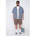 thumbnail image 1 of THICKEMS Men’s Textured Boxy Fit Resort Collar Shirt, 1 of 4