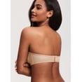thumbnail image 3 of Sostén DOBREVA Strapless de Malla Transparente con Aros Beige Talla 36DD Plus Size, 3 of 6