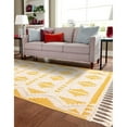 thumbnail image 3 of Contemporary Izhobert Collection Area Rug Yellow-White - 9'x12', 3 of 5
