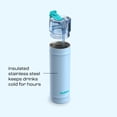 thumbnail image 6 of Bubba Water Bottle, 24 Oz, Stainless Steel, Vacuum Insulated Leakproof, DualSip 2-Way Lid, Daydreamin', 6 of 10