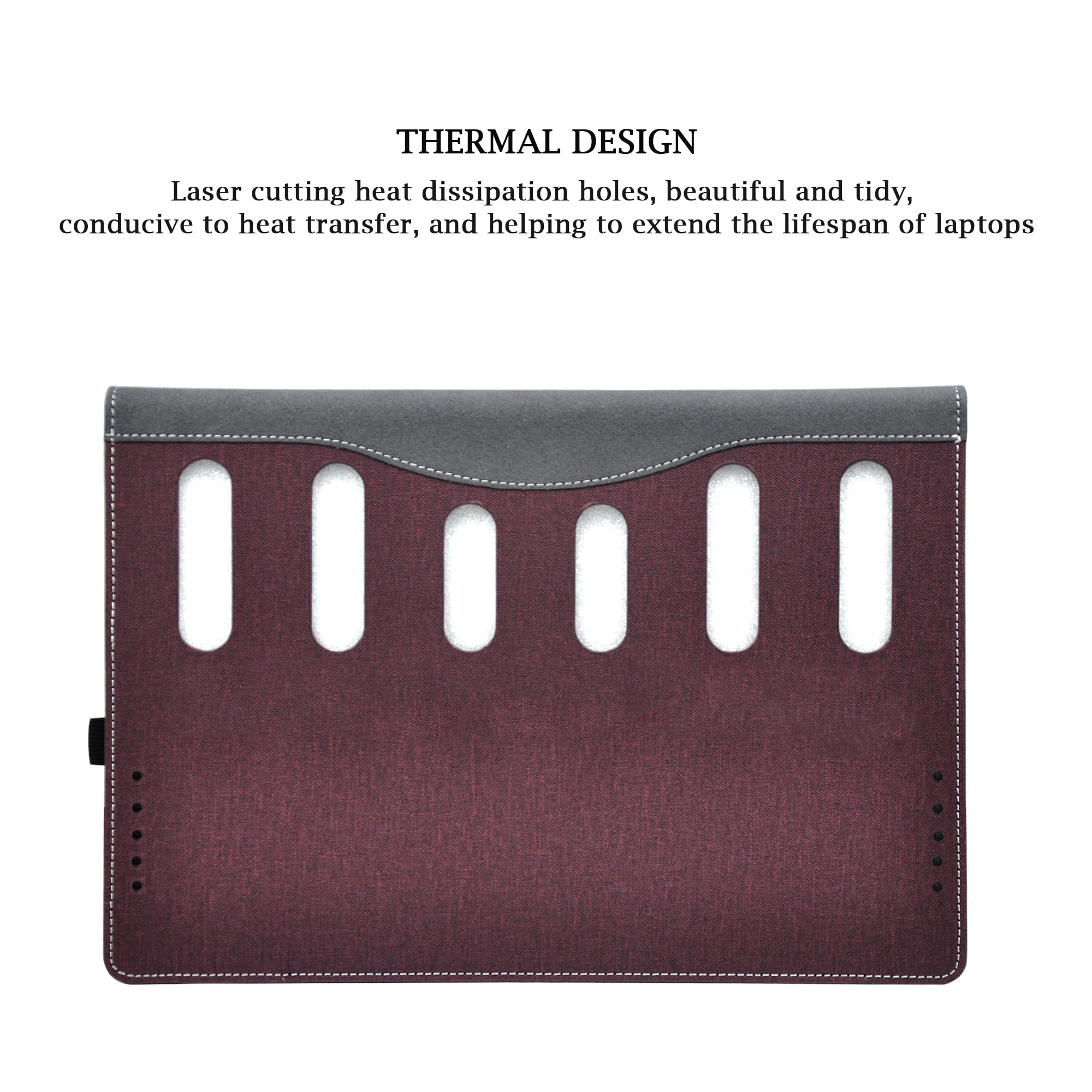 Laptop Cover Case for HP Dragonfly Notebook PC 13.5 inch G4 & for HP Elite Dragonfly 13.5 inch G3 [not for Chromebook series],PU Leather Protective Sleeve Bag Accessories