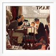 thumbnail image 3 of Art.com Saying Grace, November 24,1951 Giclee Print by Norman Rockwell, White Frame Wall Art, 38" x 38", 3 of 4