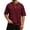 G1-Wine, variant on Havenx Men's Henley Short Sleeve Shirt Waffle Button T Shirts with Pocket Solid Color Tees Summer Casual Lightweight Basic Fashion Top,Wine 2XL