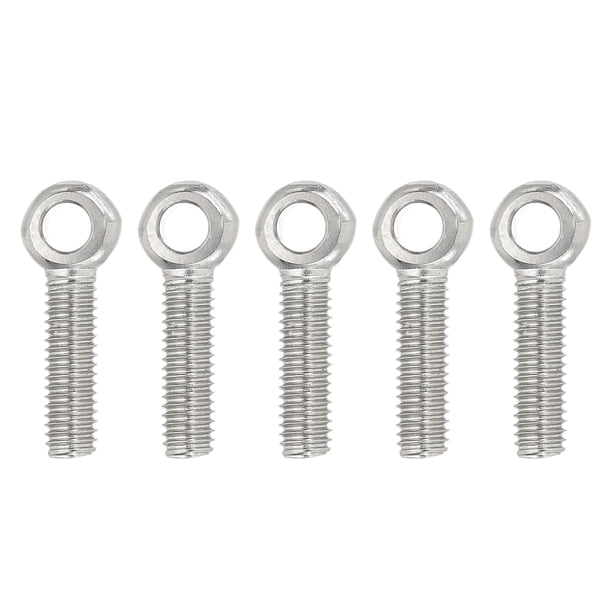 Uxcell 5Pcs M6x29mm Ojos de elevación de maquinaria con tornillo roscado