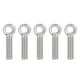 thumbnail image 1 of Uxcell 5Pcs M6x29mm Ojos de elevación de maquinaria con tornillo roscado, 1 of 7