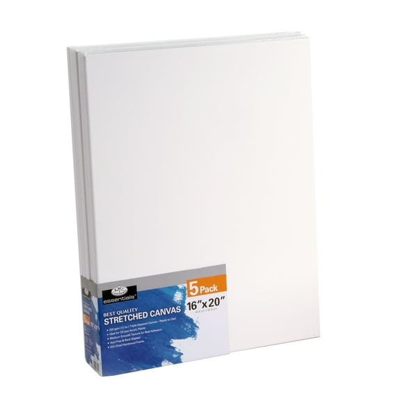 Royal & Langnickel 16x20 Canvas 5pk Value