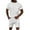 White, variant on Dagegui Summer Outfit Sets for Men Waffle Crewneck T-Shirts and Short Pants Set Casual Beach Outdoor Outfits Solid Sweatsuits Blue L