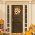 thumbnail image 7 of Uxgjfwu Sunflower Wreath Fall Harvest Door Decor - Artificial Maple Leaf Vine Hanging for Thanksgiving, 7 of 7