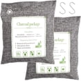 thumbnail image 1 of Purificador de aire natural: bolsas de carbón activado para absorber olores, absorbente de humedad reutilizable, eliminador de olores no tóxico y seguro para mascotas con reactivación de la luz, 1 of 6