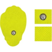 HealthmateForever Large Snap-on Hand-Shaped Yellow Conductive Pads