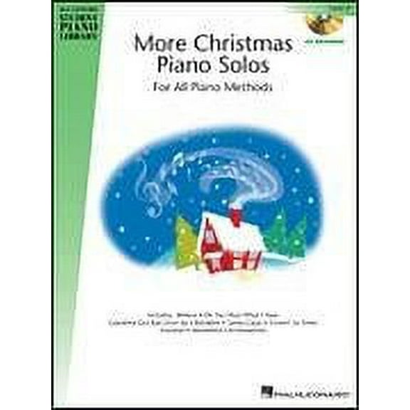 Hal Leonard More Christmas Piano Solos - Level 4 Piano Library Series Book with CD