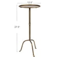 thumbnail image 4 of Creative Co-Op Metal Cocktail, Antique Brass Martini Table, 4 of 4